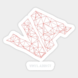 Vinyl Addict Geometric Sticker